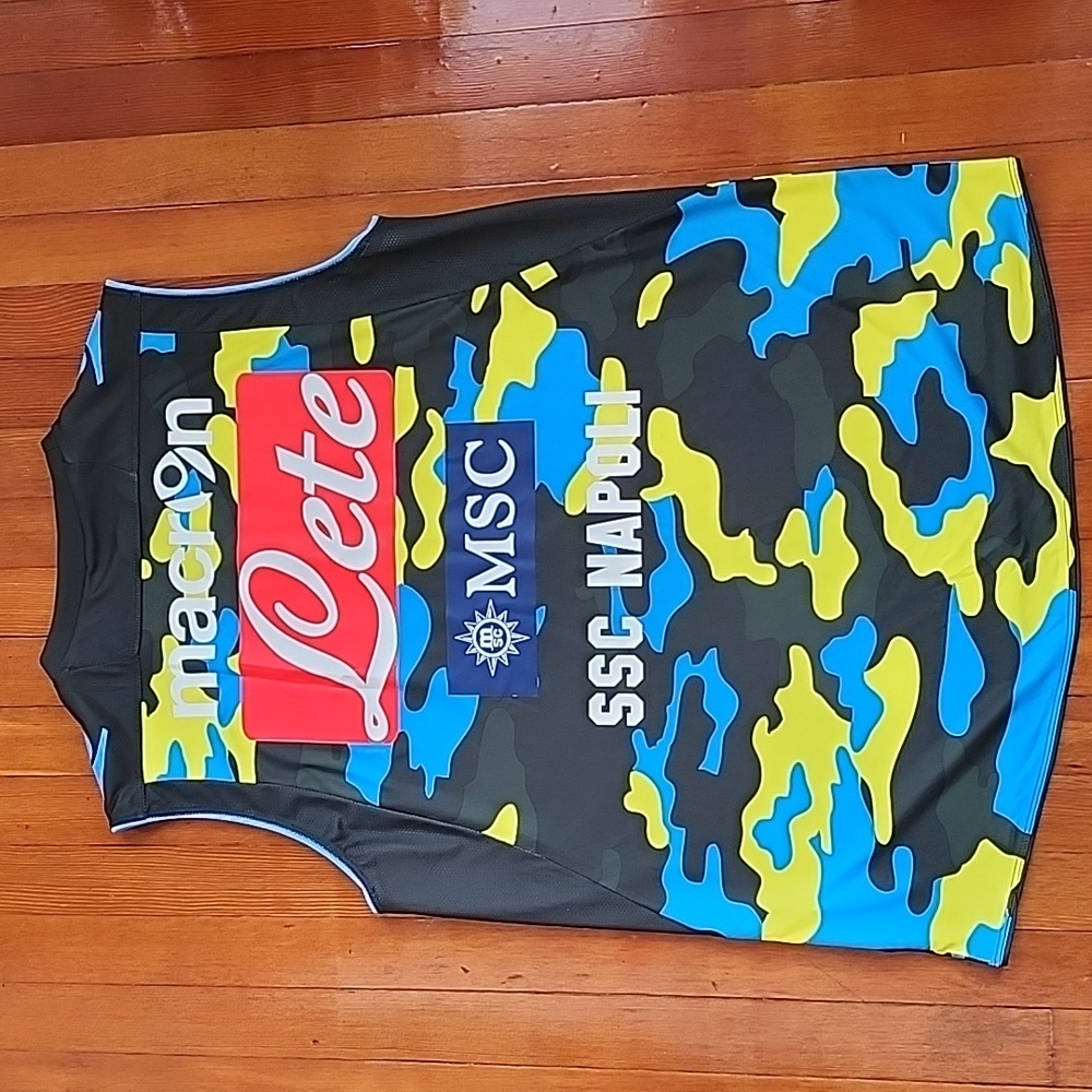 Napoli 2013-14 Macron Training Jersey - Picture 2 of 3